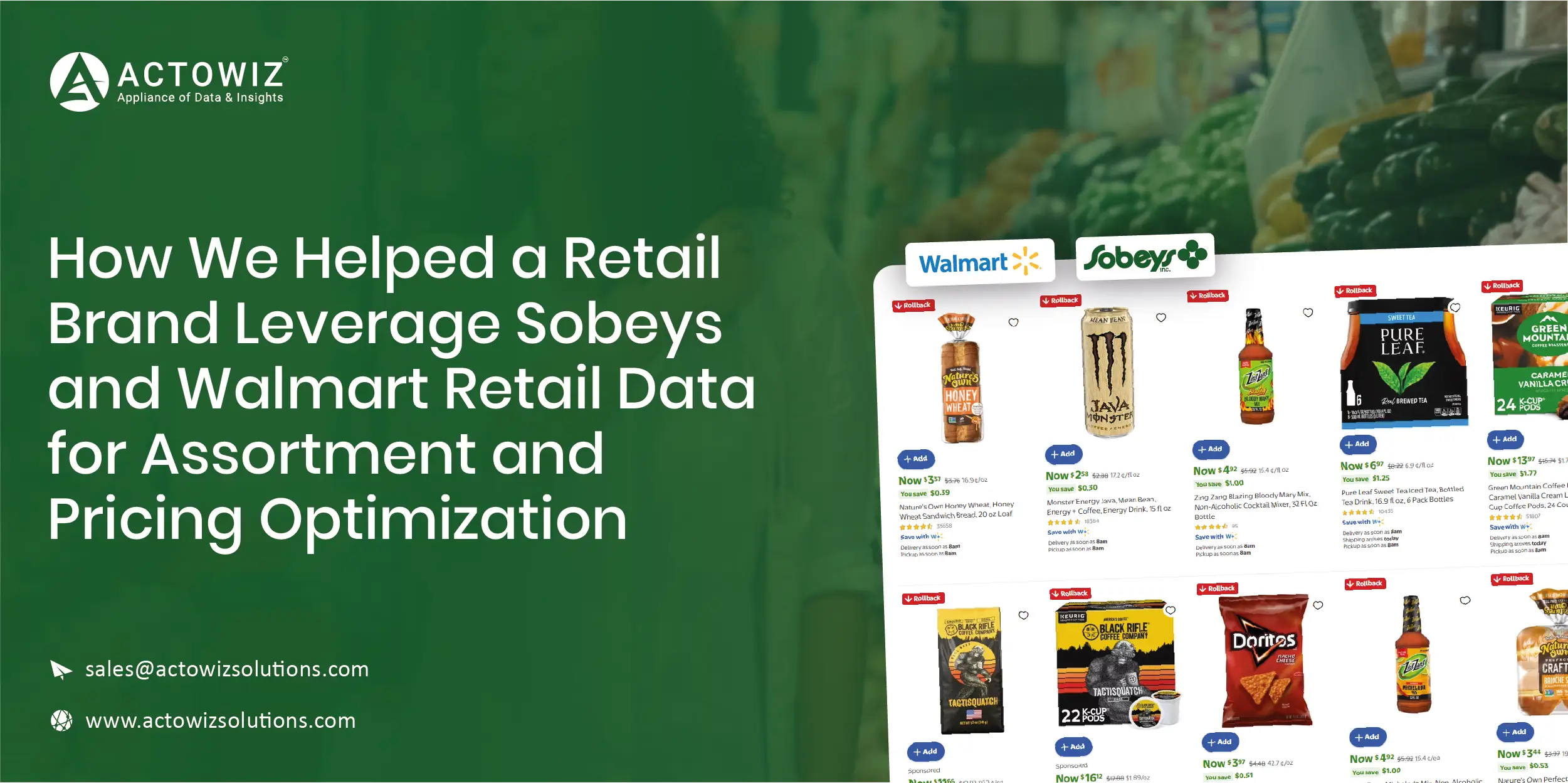 Sobeys and Walmart Retail Data Scraping